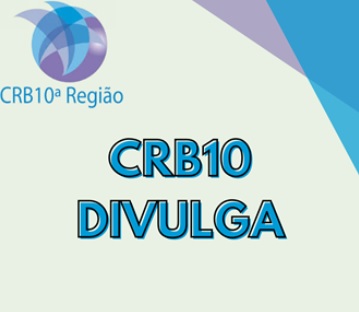 banner fundo branco com detalhes cruzados na diagonal superior em azul e lilás, ao centro CRB10 em azul claro, no canto superior esquerco símbolo crb10