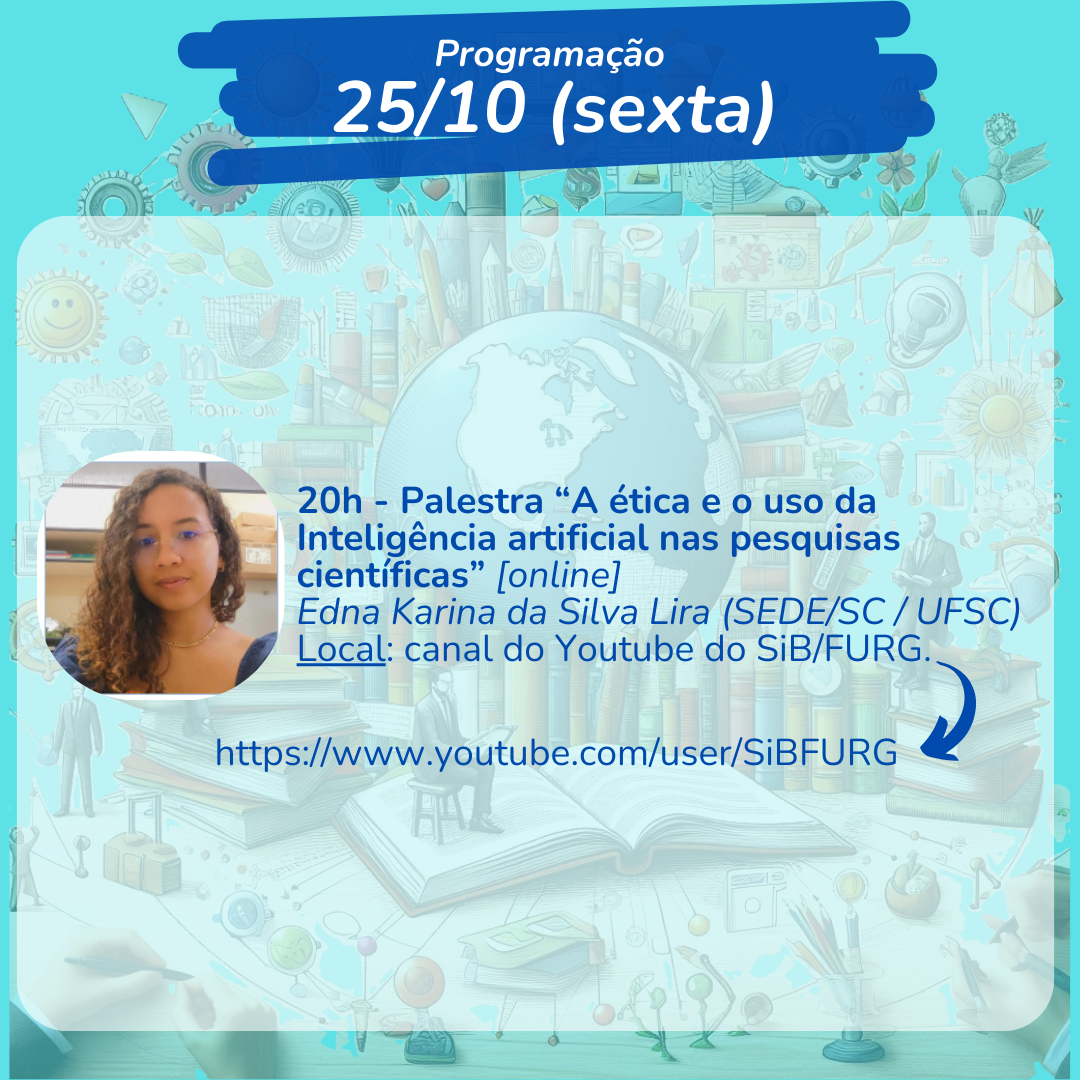 Programação SNLB - 25/10 - Sexta-feirara