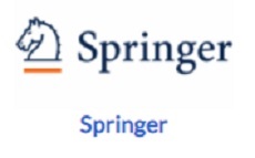 Banner fundo branco a direita a imagem em contorno de uma cabeça de cavalo. a esquerda em azul está escrito Springer. abaixo também em azul está escrito Springer